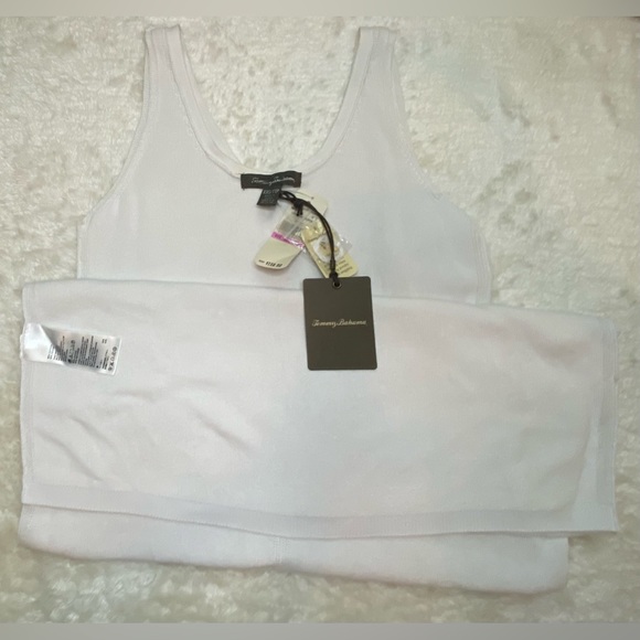 Tommy Bahama Everson Sweater Dress, White - Picture 9 of 16